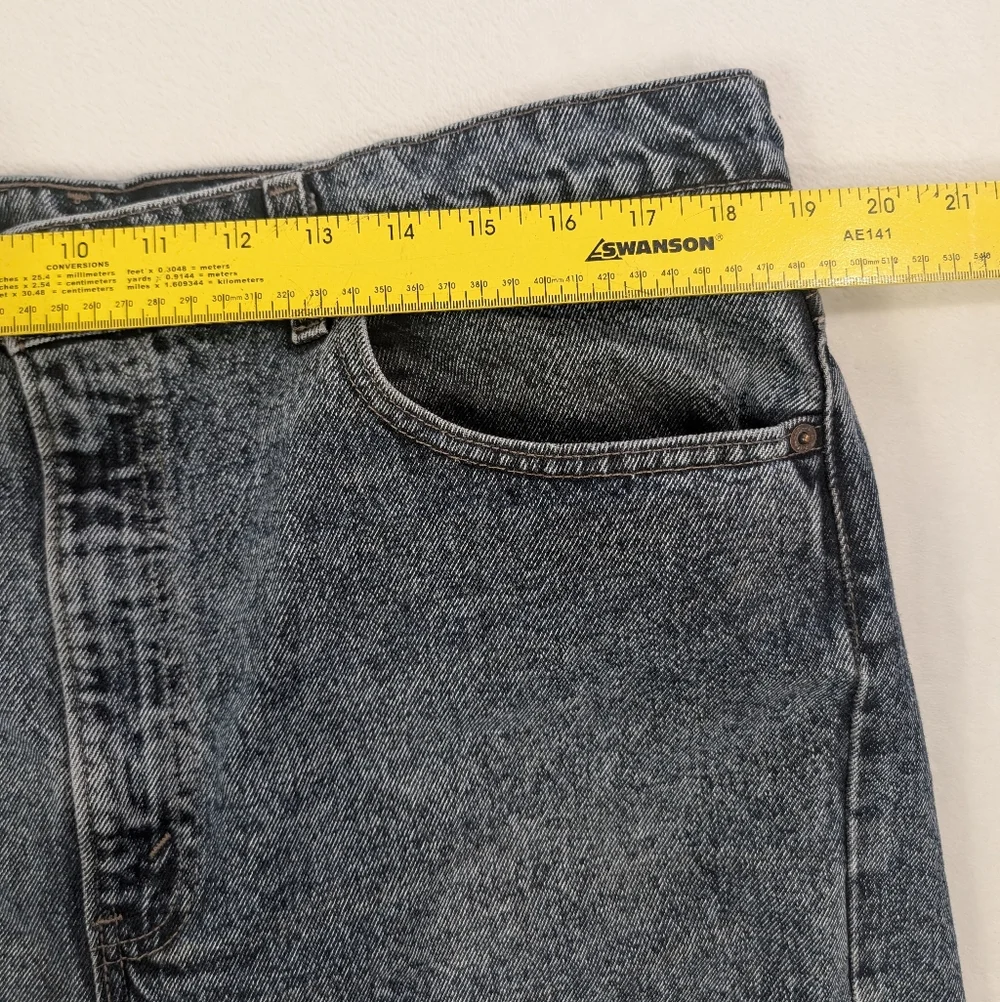 Vintage 90s Levi’s 505 Navy Acid Wash Jeans | Retro Grunge Streetwear‎ 40x32